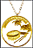 American Samoa Gold Plated Cut-Out Coin Necklace THUMBNAIL