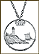 Maine Cut-Out Coin Necklace THUMBNAIL