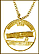 North Carolina, Gold Plated Cut-Out Coin Necklace THUMBNAIL