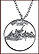 New Jersey Cut-Out Coin Necklace THUMBNAIL