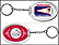 American Samoa Flag Keychain THUMBNAIL