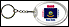 Idaho - State Flag Keychain THUMBNAIL