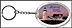 Maine - Pemaquid Point Light Keychain - with Gold Plated State Quarter THUMBNAIL