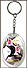 Minnesota - State Bird & Flower Keychain - with Gold Plated State Quarter THUMBNAIL