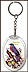 Missouri - State Bird & Flower Keychain - with Gold Plated State Quarter THUMBNAIL