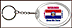 Missouri - State Flag Keychain THUMBNAIL
