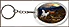 Nevada - Horses Keychain - with Gold Plated State Quarter THUMBNAIL