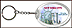 New York - New York City Keychain - with Gold Plated State Quarter THUMBNAIL