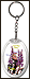 Texas - State Bird & Flower Keychain - with Gold Plated State Quarter THUMBNAIL