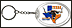 Texas - Longhorn Country Keychain THUMBNAIL