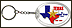 Texas - Lone Star State Keychain THUMBNAIL