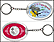 US Virgin Islands - Bird Keychain THUMBNAIL