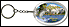 Washington - The Evergreen State Keychain - with Gold Plated State Quarter THUMBNAIL