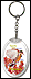 Wyoming - State Bird & Flower Keychain THUMBNAIL