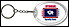 Wyoming - State Flag Keychain THUMBNAIL