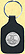 Block Island National Wildlife Refuge Quarter Leather Keyring THUMBNAIL