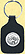Denali National Park Quarter Leather Keyring THUMBNAIL