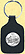 Iowa Quarter Leather Keyring THUMBNAIL