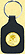 New Mexico Quarter Leather Keyring - with Gold Plated State Quarter THUMBNAIL