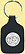Nevada Quarter Leather Keyring THUMBNAIL
