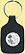 US Virgin Islands Quarter Leather Keyring THUMBNAIL