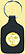 Wyoming Quarter Leather Keyring - with Gold Plated State Quarter THUMBNAIL