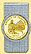 District of Columbia Quarter Money Clip - with Gold Plated Territorial Quarter THUMBNAIL