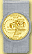 Indiana Quarter Money Clip - with Gold Plated State Quarter THUMBNAIL