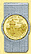 Puerto Rico Quarter Money Clip - with Gold Plated Territorial Quarter THUMBNAIL