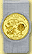 South Carolina Quarter Money Clip - with Gold Plated State Quarter THUMBNAIL