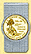 US Virgin Islands Quarter Money Clip - with Gold Plated Territorial Quarter THUMBNAIL