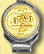 Indiana Quarter Deluxe Money Clip - with Gold Plated State Quarter THUMBNAIL