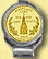 Maryland Quarter Deluxe Money Clip - with Gold Plated State Quarter THUMBNAIL