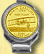 North Carolina Quarter Deluxe Money Clip - with Gold Plated State Quarter THUMBNAIL