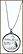 Bombay Hook National Wildlife Refuge Quarter Sterling Silver Necklace THUMBNAIL