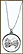 Chickasaw National Recreation Area Quarter Sterling Silver Necklace THUMBNAIL