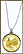 District of Columbia Quarter Sterling Silver Necklace - with Gold Plated Territorial Quarter THUMBNAIL