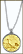Maine Quarter Sterling Silver Necklace - with Gold Plated State Quarter THUMBNAIL