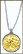 Mississippi Quarter Sterling Silver Necklace - with Gold Plated State Quarter THUMBNAIL