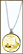 Nebraska Quarter Sterling Silver Necklace - with Gold Plated State Quarter THUMBNAIL