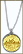 New Jersey Quarter Sterling Silver Necklace - with Gold Plated State Quarter THUMBNAIL