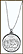 Nevada Quarter Sterling Silver Necklace THUMBNAIL