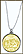 Nevada Quarter Sterling Silver Necklace - with Gold Plated State Quarter THUMBNAIL