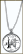 New York Quarter Sterling Silver Necklace THUMBNAIL