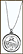 South Dakota Quarter Sterling Silver Necklace THUMBNAIL