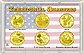 2009 Territorial Quarter Set - with Gold Plated Territorial Quarters THUMBNAIL