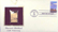 #3206 32¢ Wisconsin Statehood - Gold-Foil First Day Cover THUMBNAIL