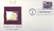 #3338 33¢ Frederick Law Olmsted - Gold-Foil First Day Cover THUMBNAIL