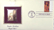 #3380 33¢ Louise Nevelson: Royal Tide - Gold-Foil First Day Cover THUMBNAIL