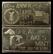 Labor Day 60th Anniversary' Art Bar by Great Lakes Mint. THUMBNAIL